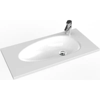 Раковина Roca Pluma ZRU9310299 78x38,5 см, накладная, белый