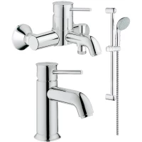 Комплект смесителей (3 в 1) Grohe BauClassic 124404