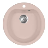 Изображение товара кухонная мойка aquagranitex розовый m-07(315)