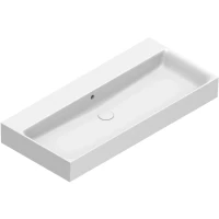 Раковина Catalano Premium 0221000001 100x47 см, накладная, подвесная, белый глянец