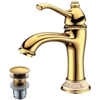 Смеситель для раковины с донным клапаном Lemark Greek LM5506GG