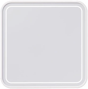 Зеркало 80х80 см белый матовый Caprigo Контур М-288S-В231 - фото 1
