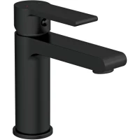 Смеситель для раковины Cersanit Brasko Black A63107 с донным клапаном, черный матовый