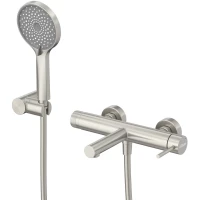 Смеситель для ванны Cezares Relax RELAX-VD-IN с душевым гарнитуром, сатин