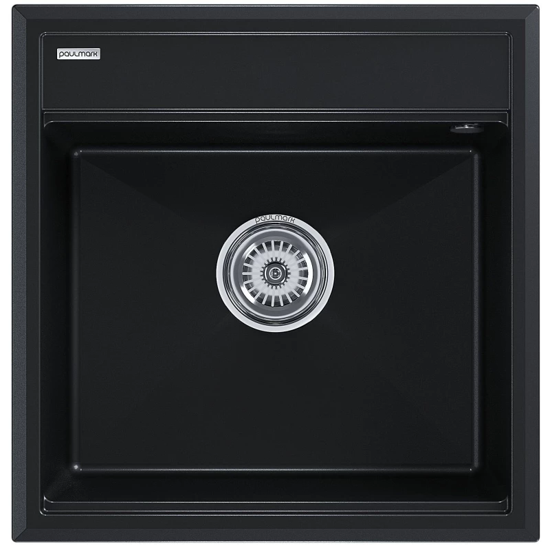 Кухонная мойка Paulmark Stepia черный металлик PM115051-BLM