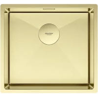 Кухонная мойка Paulmark Next PM214844-LG 48x44 см, светлое золото