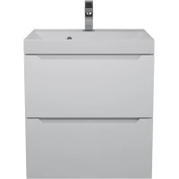 Тумба под раковину Uperwood Tanos 2930205147 50 см, подвесная, белый матовый