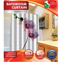 Штора для ванной комнаты Fora Орхидея PH06