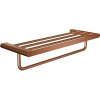 Полка для полотенец Knotlor Bliss TR102RB 60 см, бронза матовая
