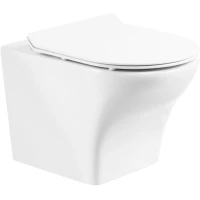 Унитаз подвесной BelBagno Kraft BB064CHR безободковый, белый