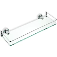 Полка стеклянная Stil Haus Smart 766Smart(08) 40 см, хром
