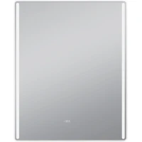 Зеркало Vigo Krona Luxe 742 79,4x100 см, с LED-подсветкой, сенсорным выключателем, диммером, антизапотеванием, часами