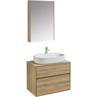 Комплект мебели дуб эльвезия 74,5 см Акватон Либерти 1A279501LYC70 + 1A281003LYC70 + 1WH501710 + 1A279302LYC70