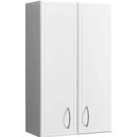 Шкаф двустворчатый подвесной 48x80 см белый глянец/белый матовый Stella Polar Концепт SP-00000139