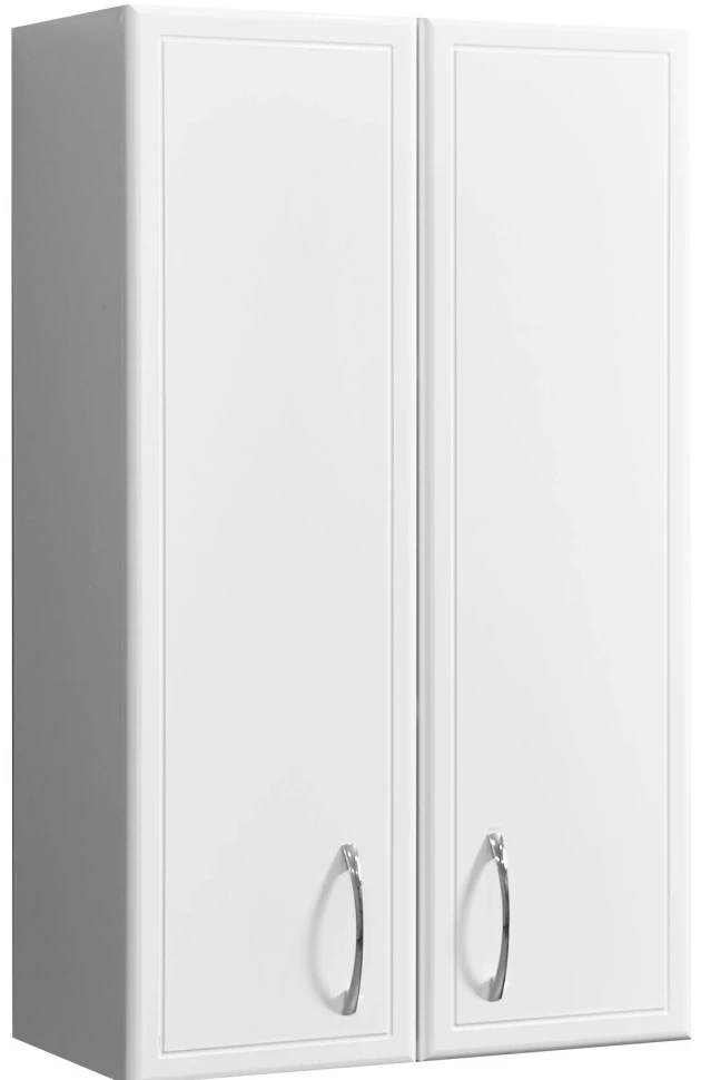 Шкаф двустворчатый подвесной 48x80 см белый глянец/белый матовый Stella Polar Концепт SP-00000139 шкаф двустворчатый акватон