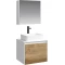 Комплект мебели белый глянец/дуб балтийский 61 см Aqwella 5 Stars Mobi MOB0106W + MOB0706DB + 641945 + MOB0406 + MOB0717W - 1
