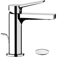 Смеситель для раковины Remer Slash SL10 с донным клапаном, хром