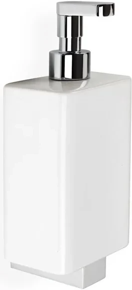 Дозатор для жидкого мыла Stil Haus Gea GE30(08) настенный, хром/белый
