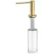 Дозатор для жидкого мыла Raglo R720.02.03 350 мл, встраиваемый, для кухни, золотой матовый - 1