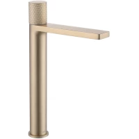 Смеситель для раковины Abber Rund AF8711G CoolStart, золотой матовый