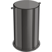 Мусорное ведро Boheme 10916-SGM с вращающейся крышкой, графит глянец