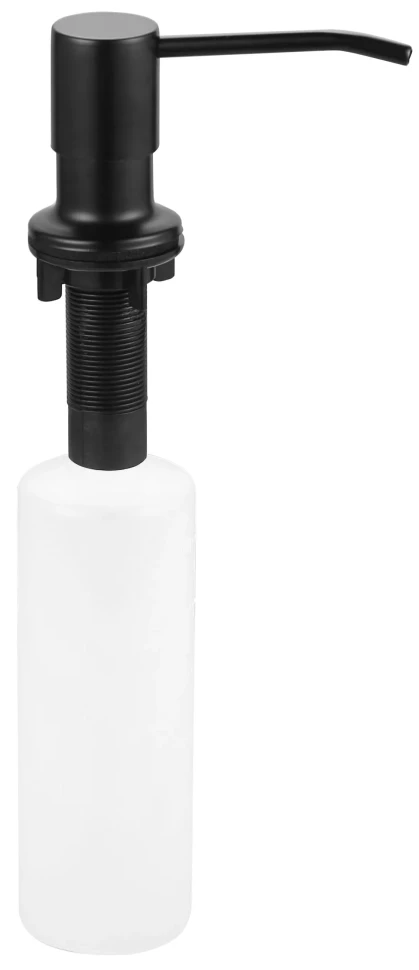 Дозатор для жидкого мыла Splenka S710.01.06 350 мл, встраиваемый, для кухни, черный матовый