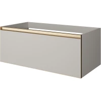 Тумба под раковину Armadi Art Quatro Cashmere 790-M1-100-CM-MG 100 см, подвесная, кашемир матовый