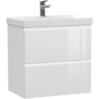 Тумба белый глянец 58,5 см Cersanit Moduo Slim 64125