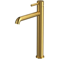 Смеситель для раковины Whitecross Y Y1212GLB без донного клапана, золотой матовый