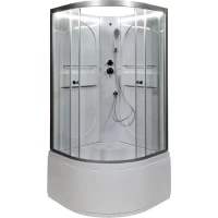 Душевая кабина 100x100x200 см Deto L610NLED прозрачное