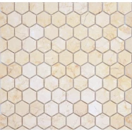 Мозаика Pietrine Hexagonal Botticino MAT hex 18x30x6