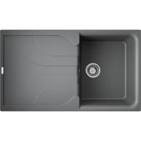 Кухонная мойка Omoikiri Tetogranit Yasugata 86-PL 4993875 86x50 см, платина