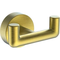 Крючок Raglo R320.052.03 двойной, для ванны, золотой матовый