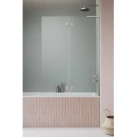 Шторка на ванну Radaway Essenza 8 SL Brushed Nickel PND II 120 Right 10500120-91-01R 120 см R, профиль никель матовый, стекло прозрачное