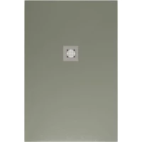 Душевой поддон Allen Brau Priority 8.31006-CGM 120x80 см, из литьевого мрамора, прямоугольный, оливковый матовый