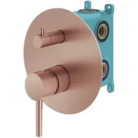 Смеситель для ванны Plumberia Selection IXO KIT1901RS встраиваемый, медь матовая