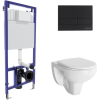 Комплект подвесной унитаз Berges Gamma + система инсталляции Berges Novum L5 042426