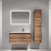 Комплект мебели Sancos Marmi 2.0 MR2.0100RECH + CN7015 + CI1000 101 см R, подвесной, дуб чарльстон