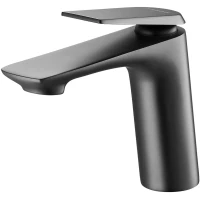 Смеситель для раковины Arrow AMP1145LF90 без донного клапана, оружейная сталь