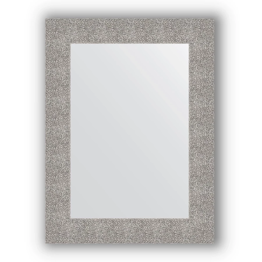 Зеркало 60x80 см чеканка серебряная Evoform Definite BY 3055 зеркало с гравировкой в багетной раме чеканка серебряная 90 мм 86x86 см