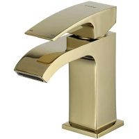 Смеситель для раковины Gappo G1007-3 золотой