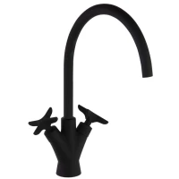 Смеситель для раковины Ramon Soler Adagio 910101NM без донного клапана, черный матовый