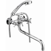 Смеситель для ванны D-Lin D145807-6 универсальный, с душевым гарнитуром, хром