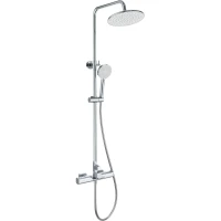 Душевая система Wonzon & Woghand Plate WW-C3017-A-CR 230 мм, с термостатом, хром