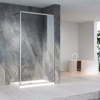 Неподвижная перегородка 100 см Veconi Korato KR81-100-01-C7 прозрачное