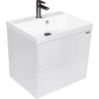 Тумба под раковину Northeis Туну SD-00002008 69 см, подвесная, белый матовый