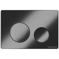 Кнопка смыва Ceramicanova Balance Circle CN12-001GG для инсталляции, вороненая сталь