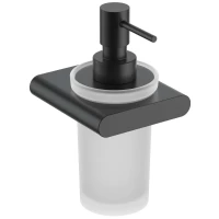 Дозатор для жидкого мыла Timo Luiro 18439/03 170 мл, настенный, черный матовый