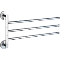 Полотенцедержатель D-Lin D254100 36 см, поворотный, тройной, хром