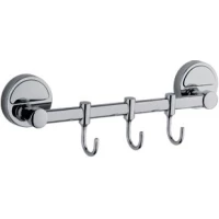 Планка с крючками D-Lin D288710-3 для ванны, хром 